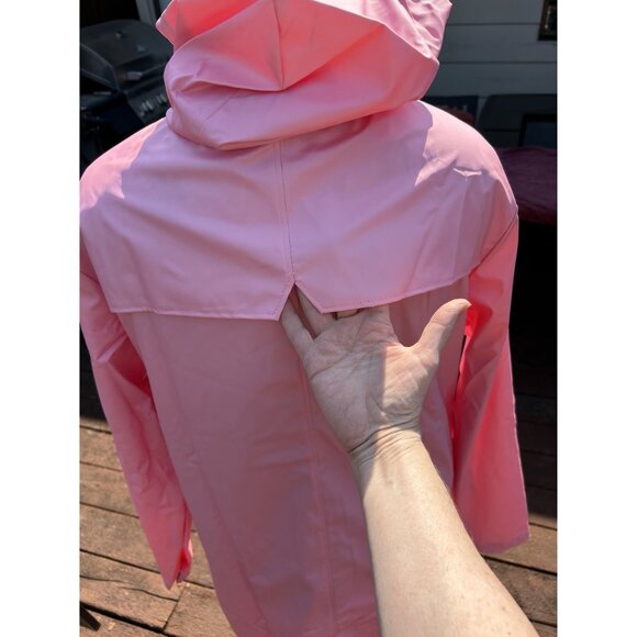 Rains Unisex Long Rain Jacket, Sky Pink, Waterproof, Sizes S, M, L - Picture 8 of 12